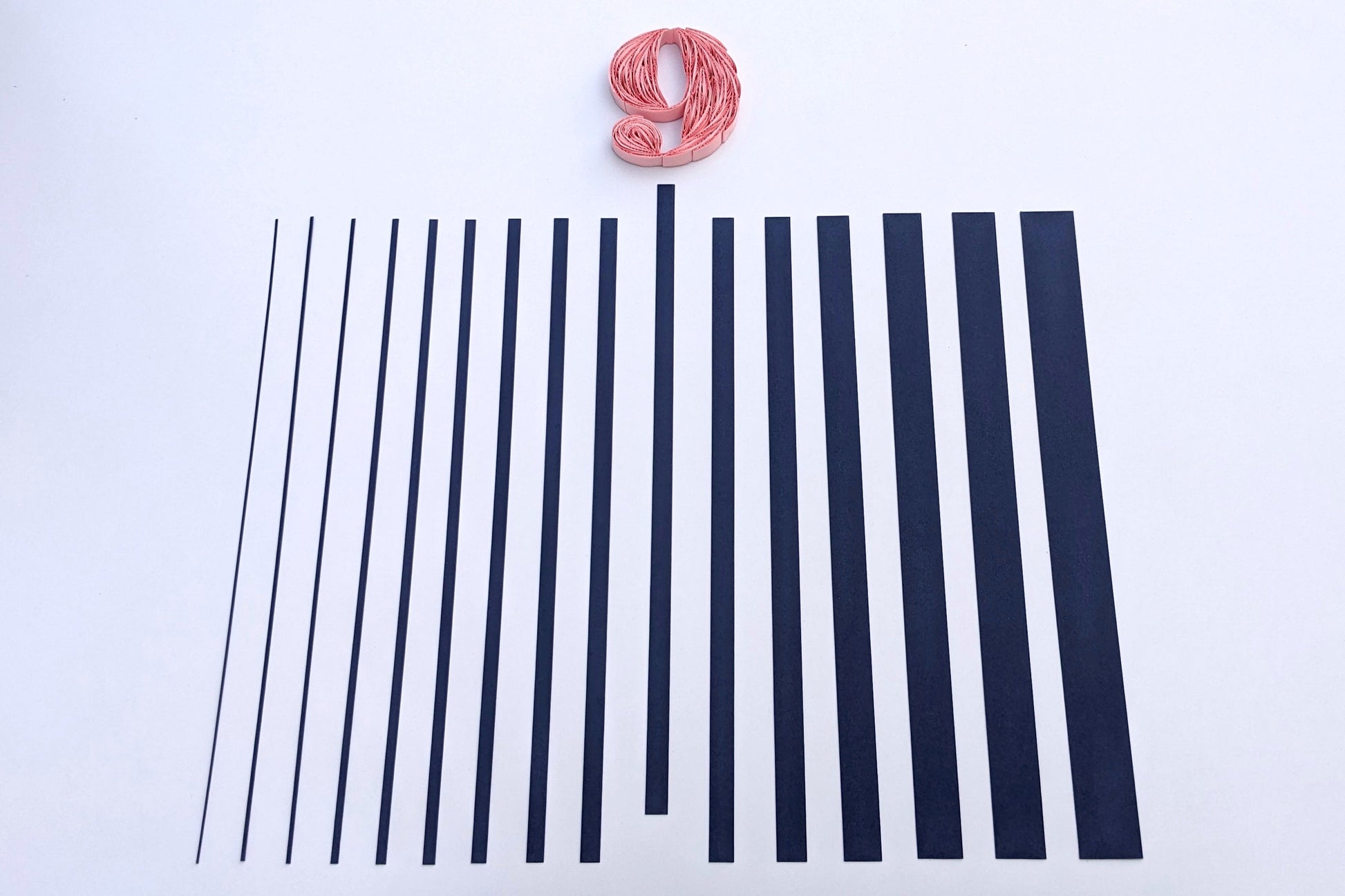 Quilling Strips 9mm 90-120 GSM 3D & 2D Quilling Strips
